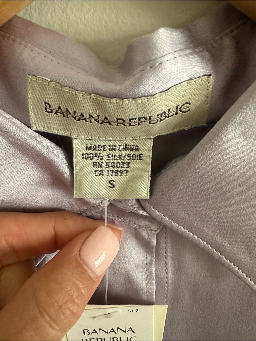 NWT Y2K vintage 100% silk banana republic peplum top size small - Picture 5 of 8